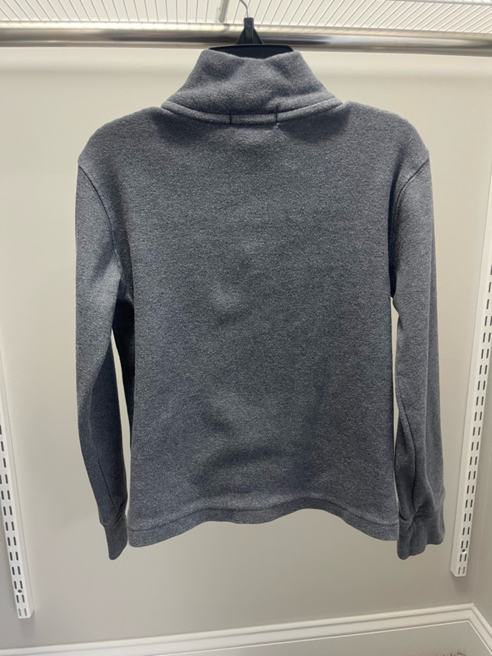 Ralph Lauren Boy’s Quarter-Zip Pullover Sweater - Heather Gray - Picture 2 of 11